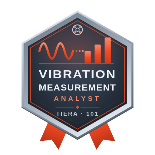 Vibration Measurement Analyst badge — Available